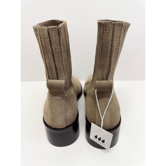 Dolce Vita Boots Size 8 H20 Womens Leather Block Heel Ankle Booties - Picture 6 of 11